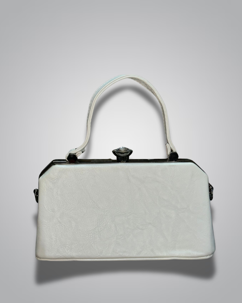 Embroidered handbag with floral and bird design on a light gray background- Valentino Impex