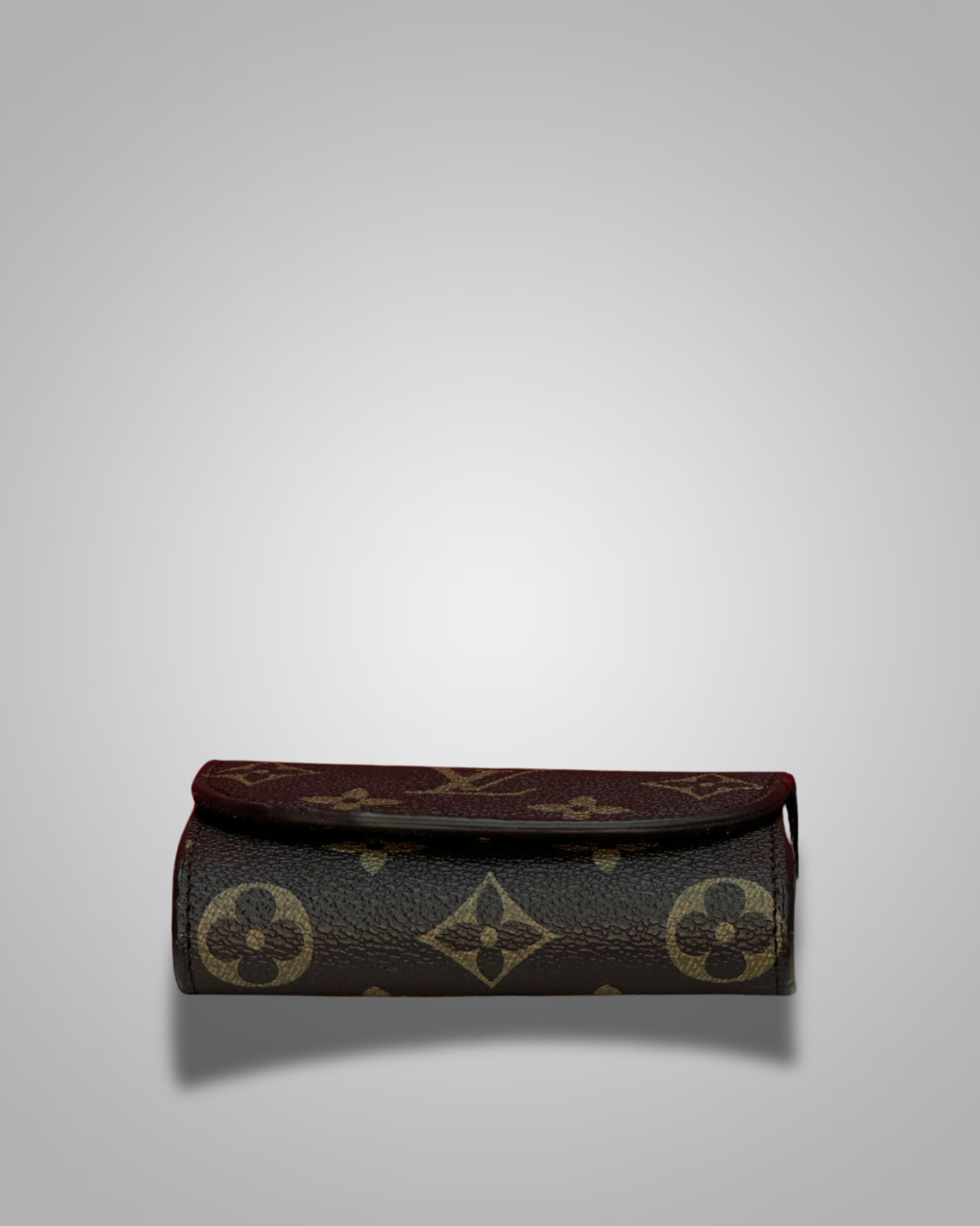 LV-Inspired Monogram Compact Wallet