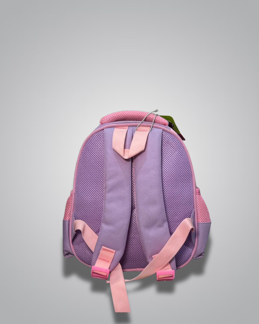 Purple and pink backpack on a light gray background- Valentino Impex