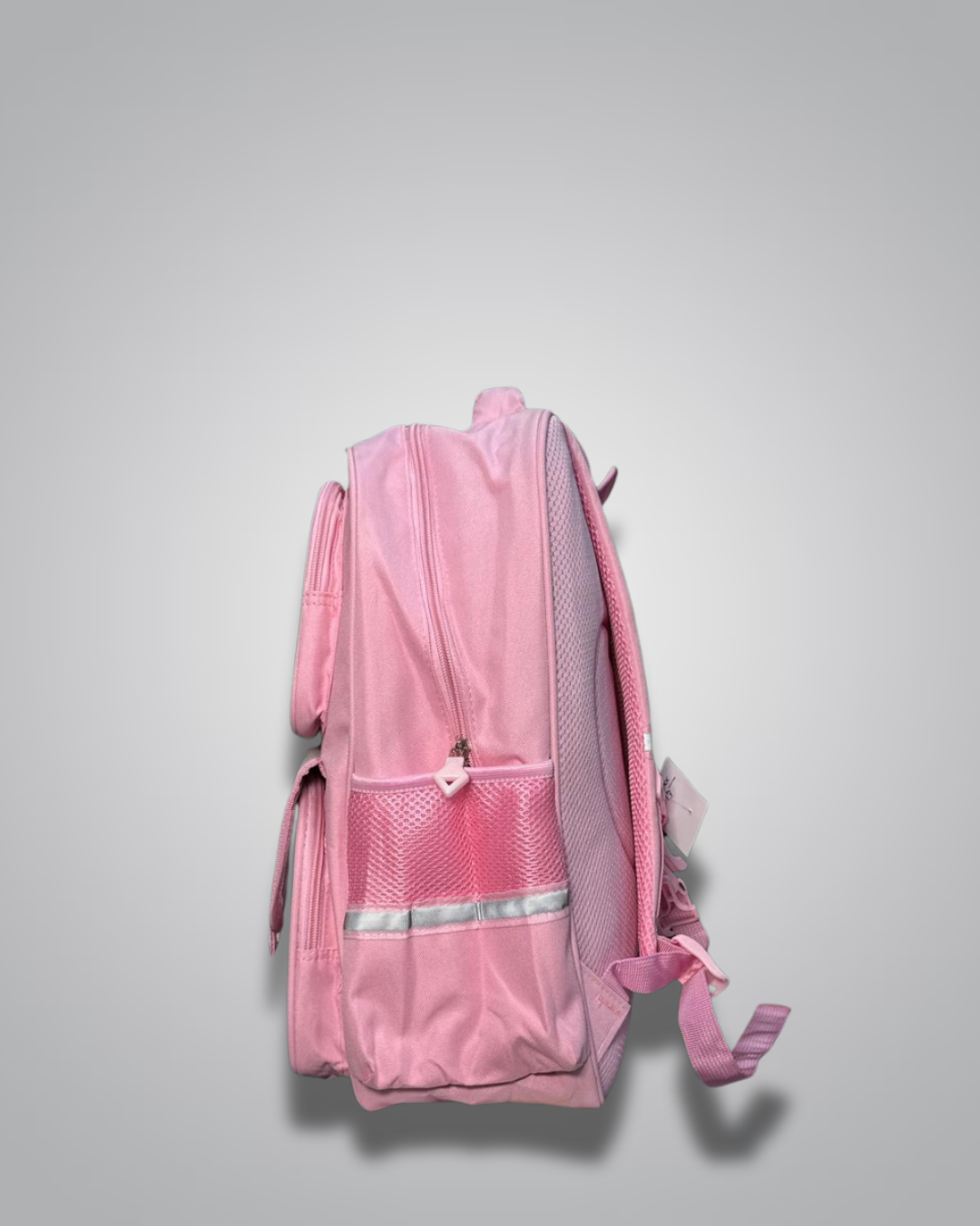 Pink backpack on a light gray background- Valentino Impex