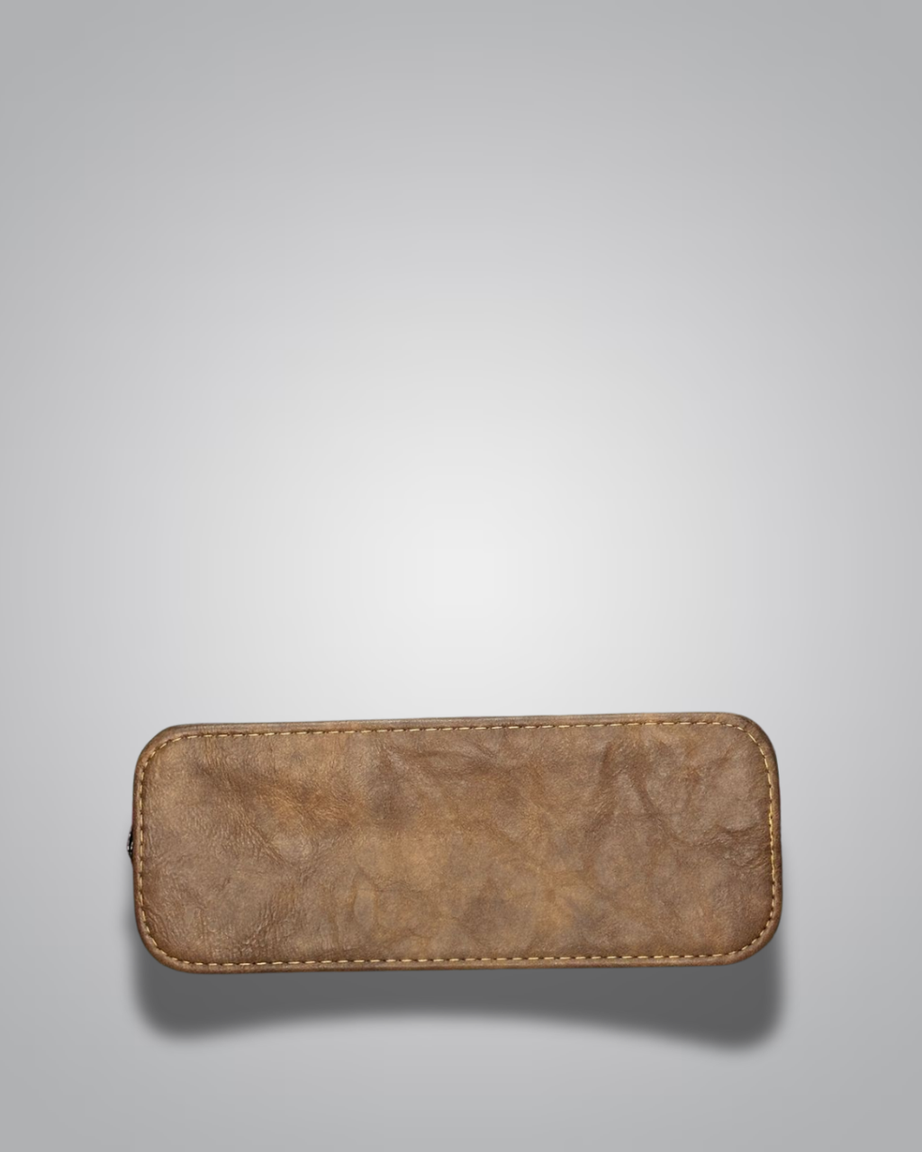 Brown handbag with floral and bird embroidery on a gray background- Valentino Impex