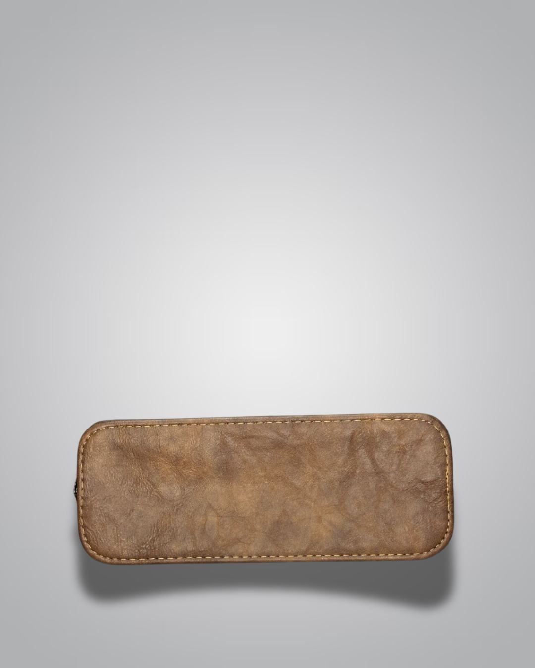 Brown handbag with floral and bird embroidery on a gray background- Valentino Impex