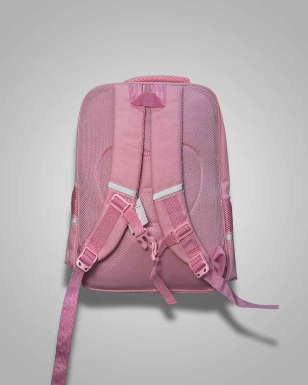 Pink backpack on a light gray background- Valentino Impex