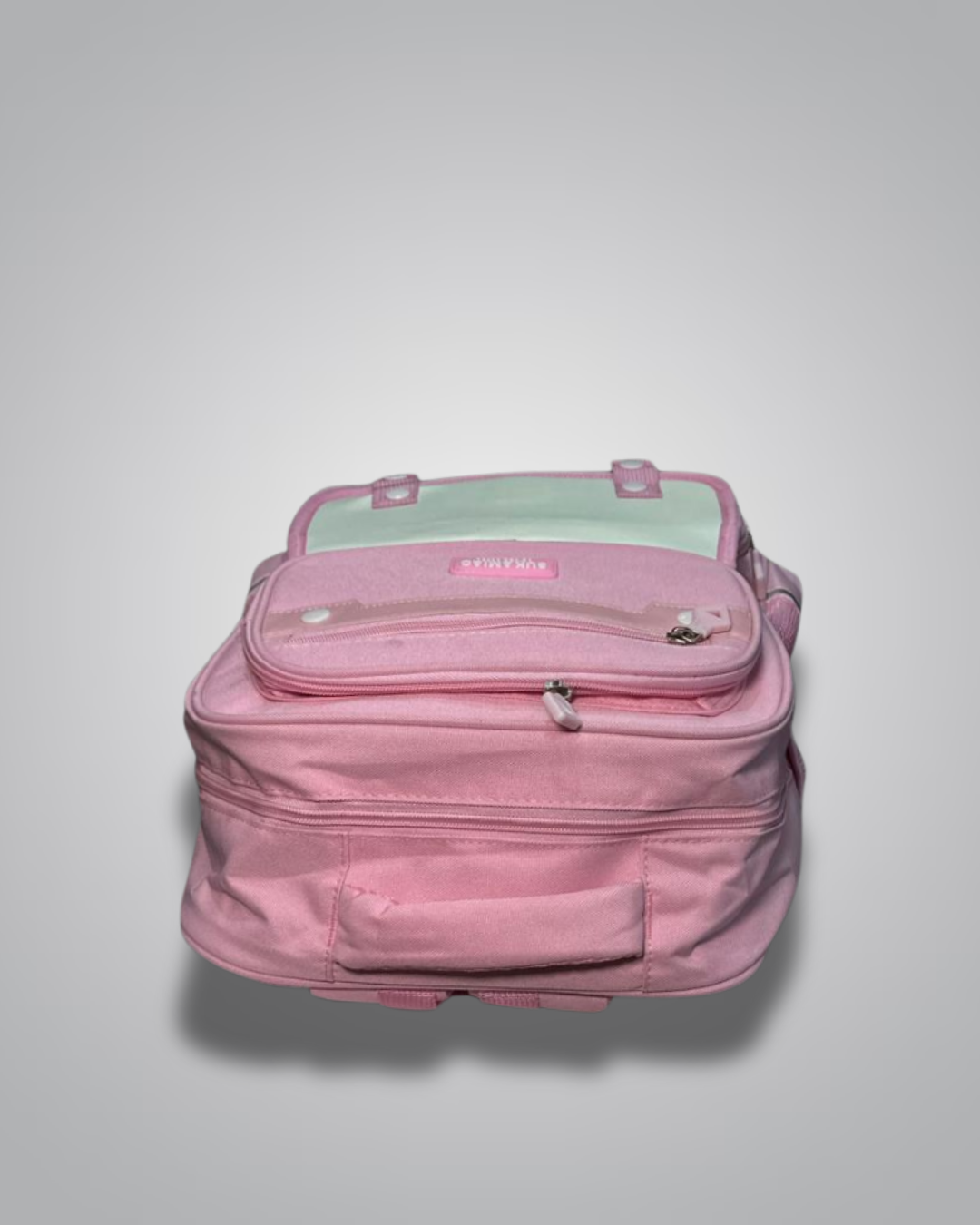 Pink backpack on a light gray background- Valentino Impex