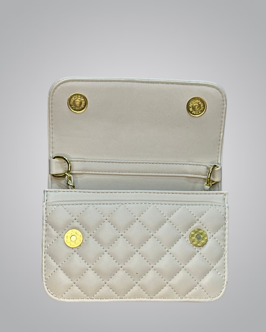 Elegant Quilted Chain Shoulder Bag – Classic Style with Gold Hardware
