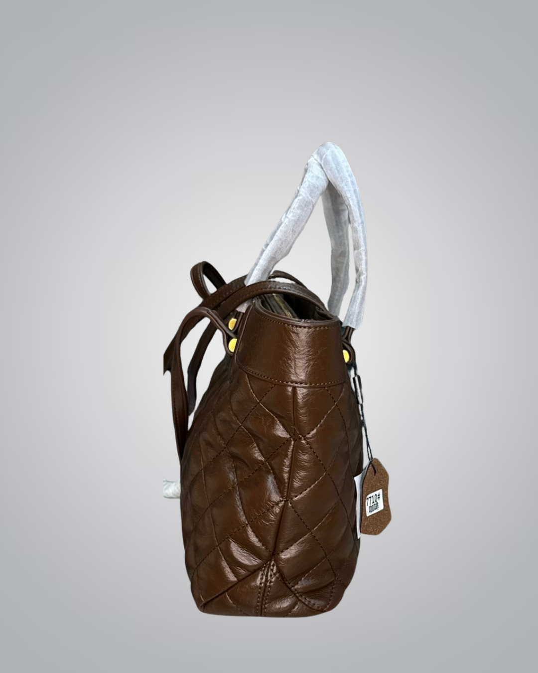 Saint Laurent (YSL) Classic Black Quilted Leather Handbag with Gold Hardware