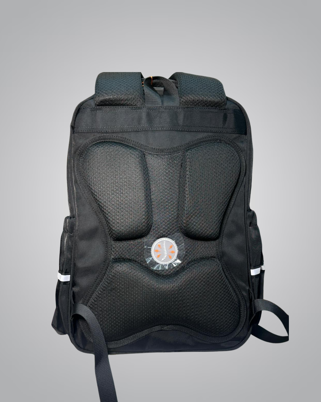 XIAOQI Trendy School Backpack – Hashtag Patch Edition with Side Pouch (4 Colors)