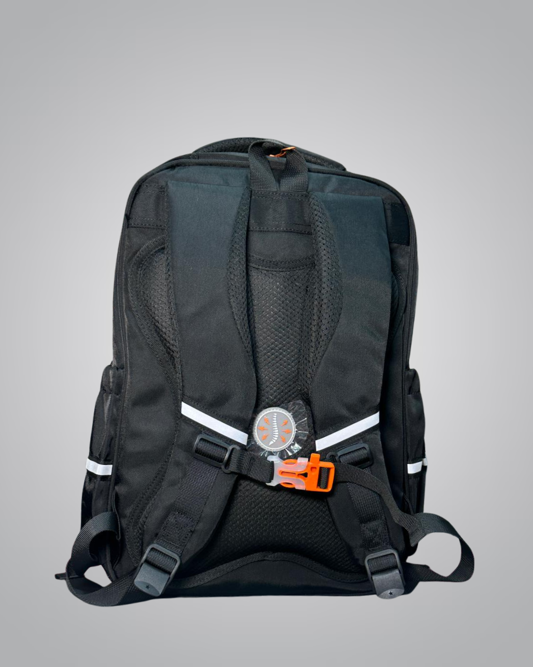 XIAOQI Trendy School Backpack – Hashtag Patch Edition with Side Pouch (4 Colors)