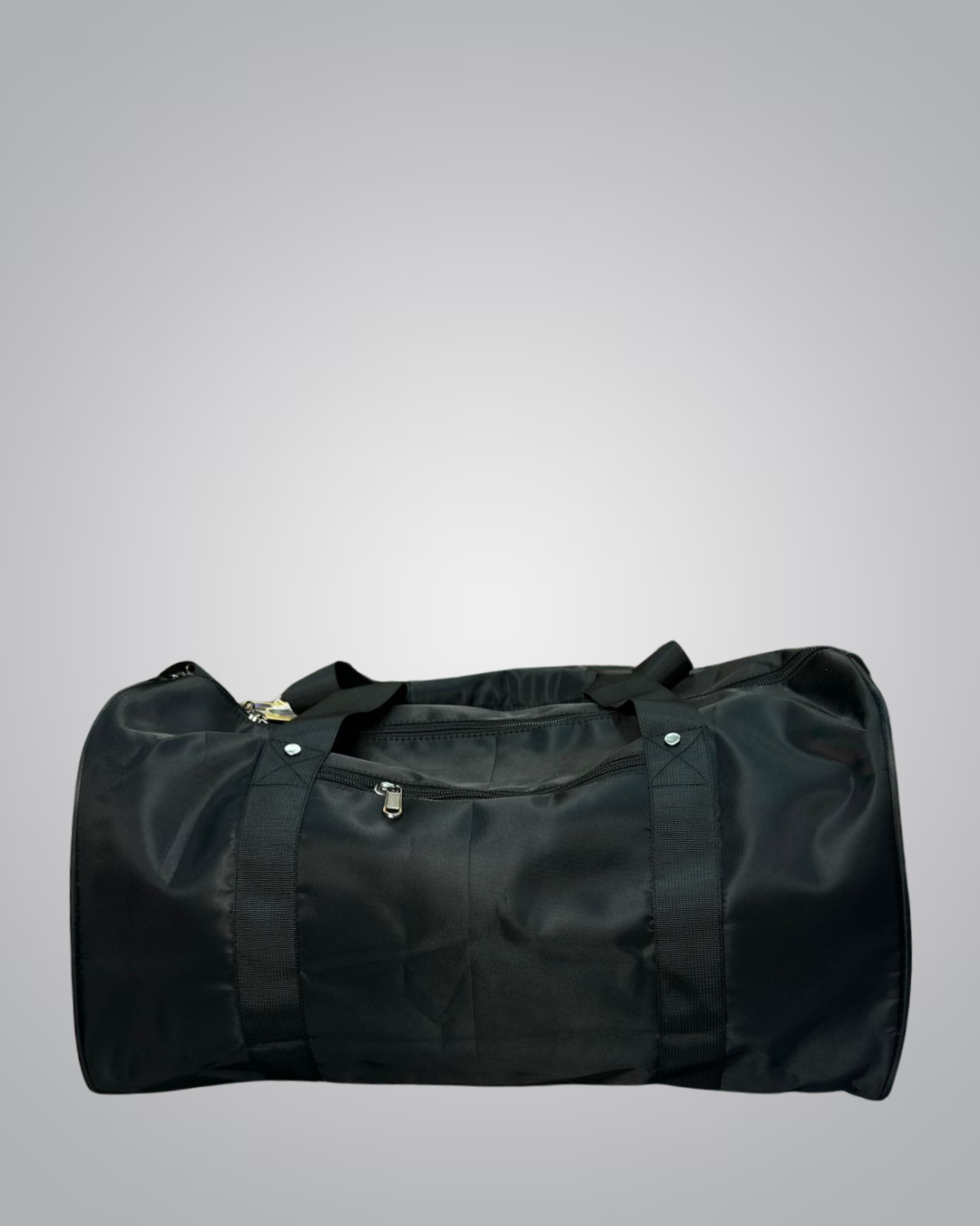 Jordan Black Nylon Travel Duffle Bag
