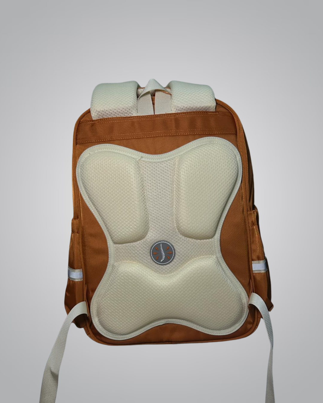 XIAOQI Trendy School Backpack – Hashtag Patch Edition with Side Pouch (4 Colors)