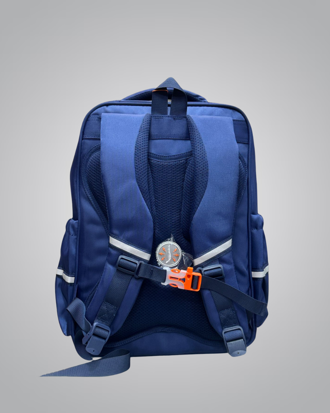 XIAOQI Trendy School Backpack – Hashtag Patch Edition with Side Pouch (4 Colors)