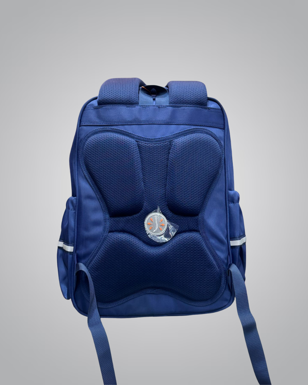 XIAOQI Trendy School Backpack – Hashtag Patch Edition with Side Pouch (4 Colors)