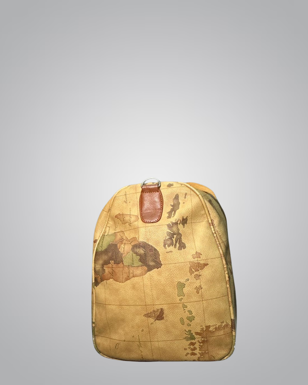 Vintage Map Print Canvas Travel Duffle Bag
