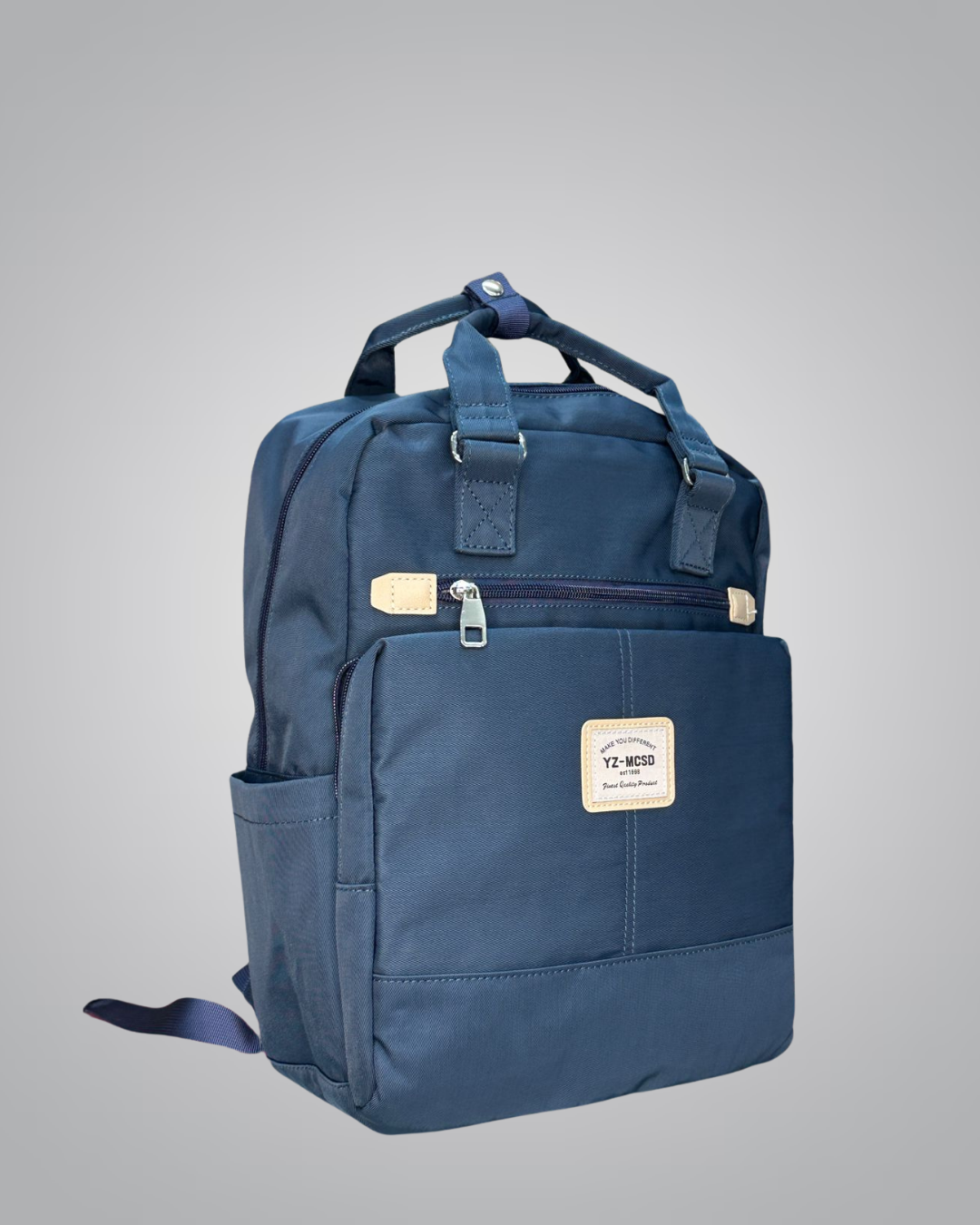 Structured Casual Kids Backpack – Navy Blue