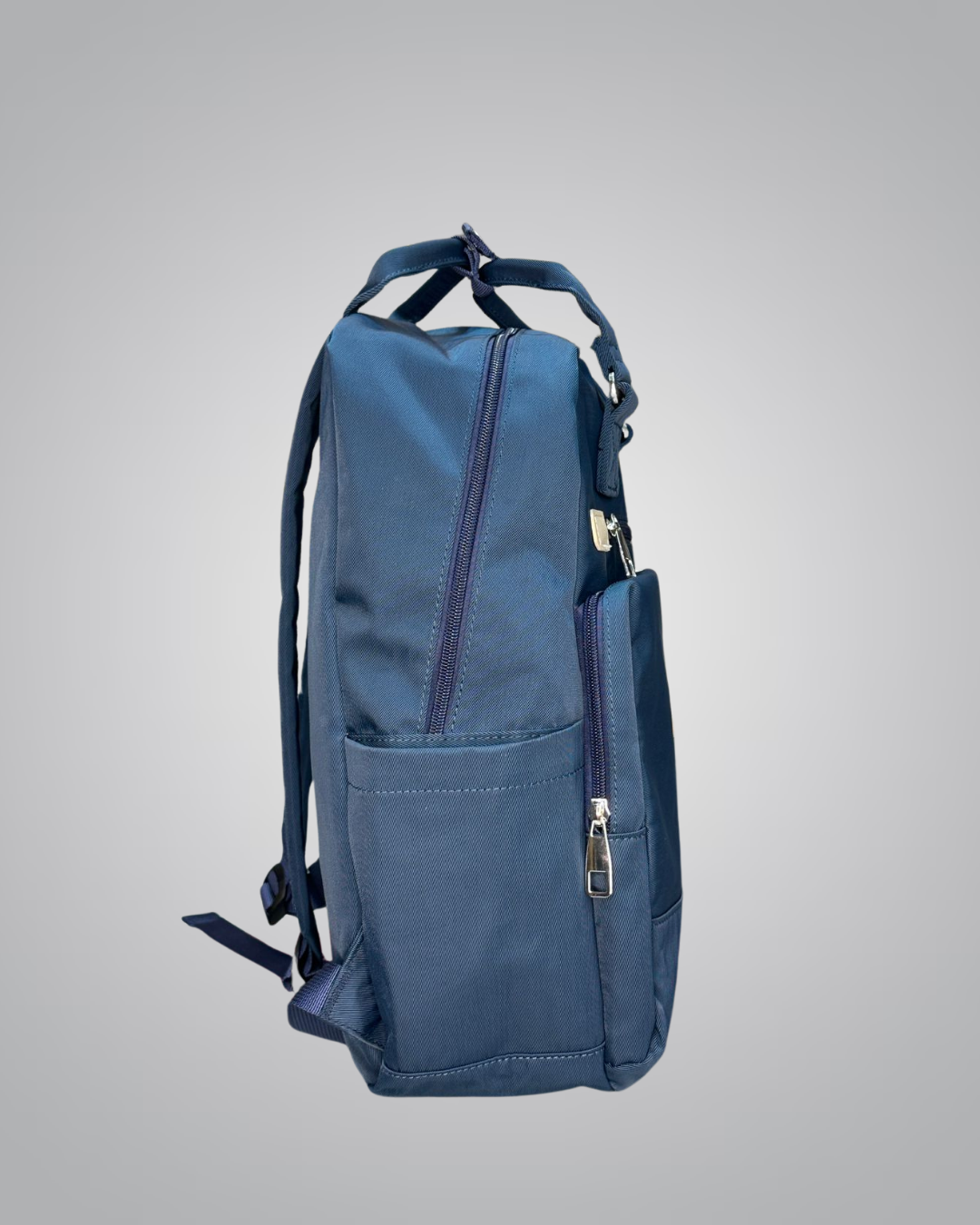 Structured Casual Kids Backpack – Navy Blue