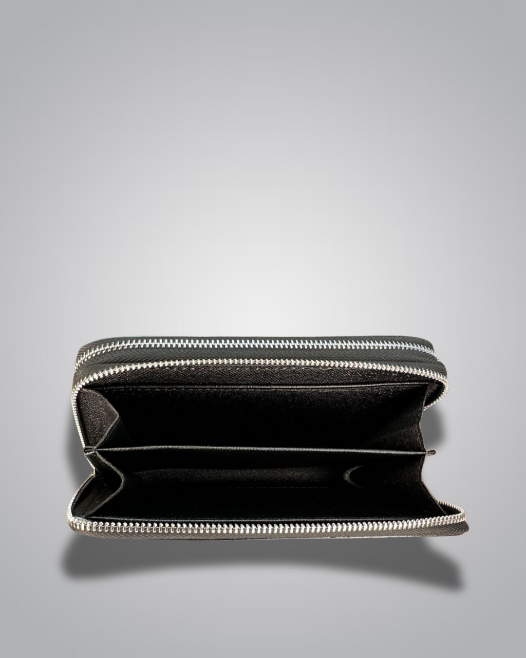 LV-Inspired Checkered Double-Zip Long Wallet – Brown & Black Variants