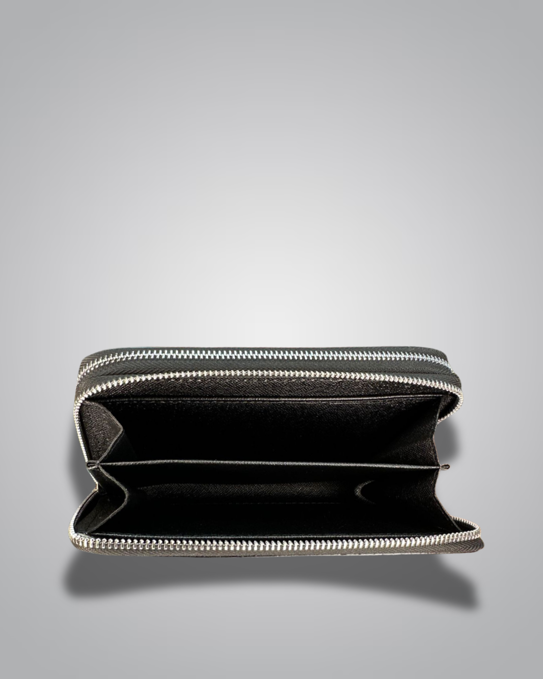 LV-Inspired Checkered Double-Zip Long Wallet – Brown & Black Variants