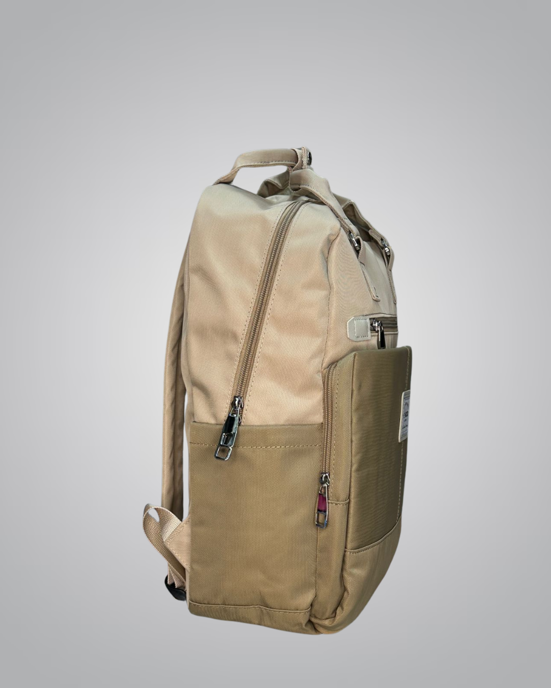 Structured Casual Kids Backpack – Cream Beige