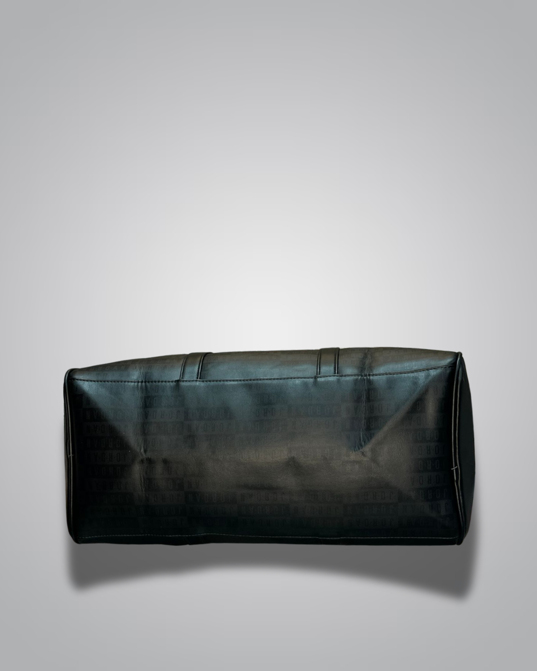 Jordan black travel duffel bag with logo and handles- Valentino Impex
