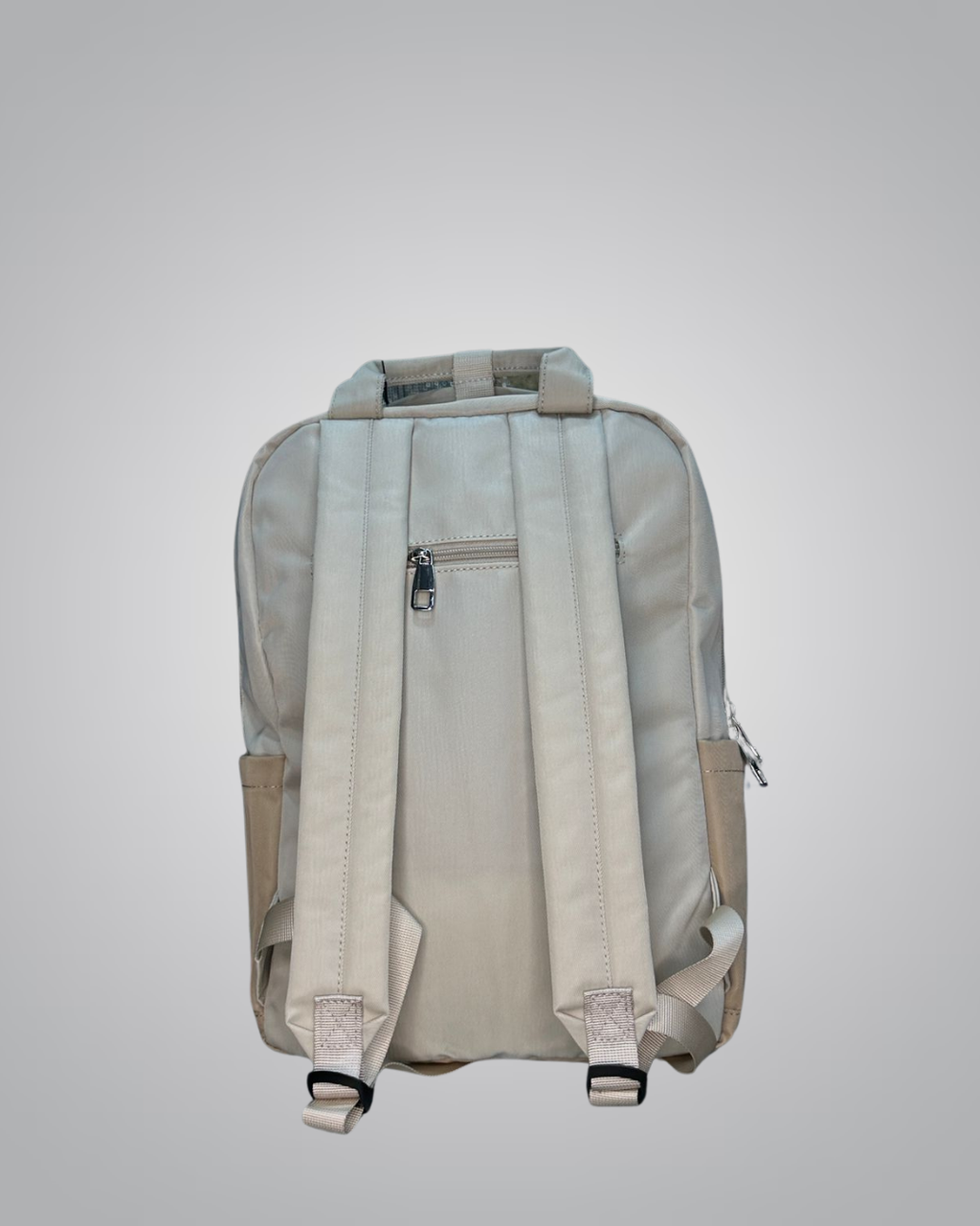 Structured Casual Kids Backpack – Beige & Cream