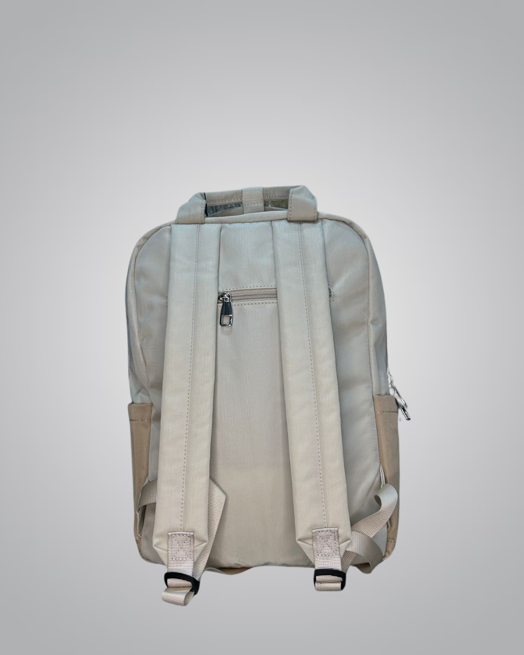 Structured Casual Kids Backpack – Beige & Cream