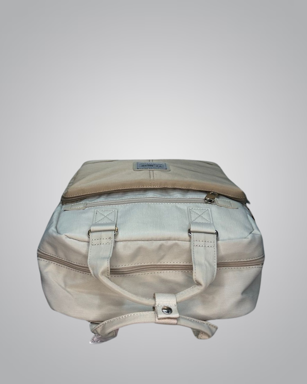 Structured Casual Kids Backpack – Beige & Cream