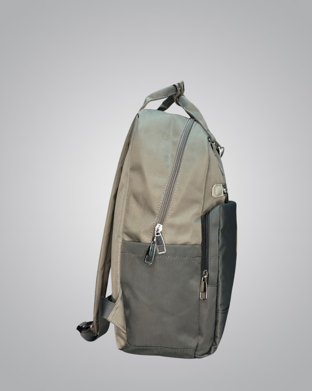 Structured Casual Kids Backpack – Olive Green Duo (YZ-MCSD Design)