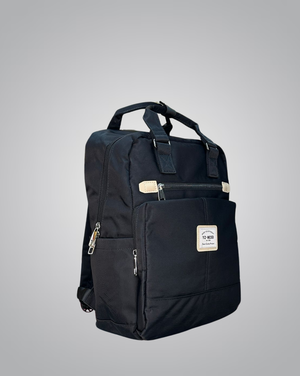 Structured Casual Kids Backpack – Classic Black