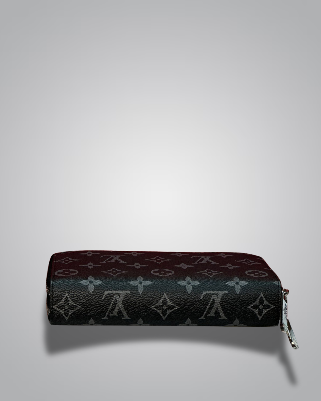 LV-Inspired Double-Zip Monogram Long Wallet – Brown & Black Variants