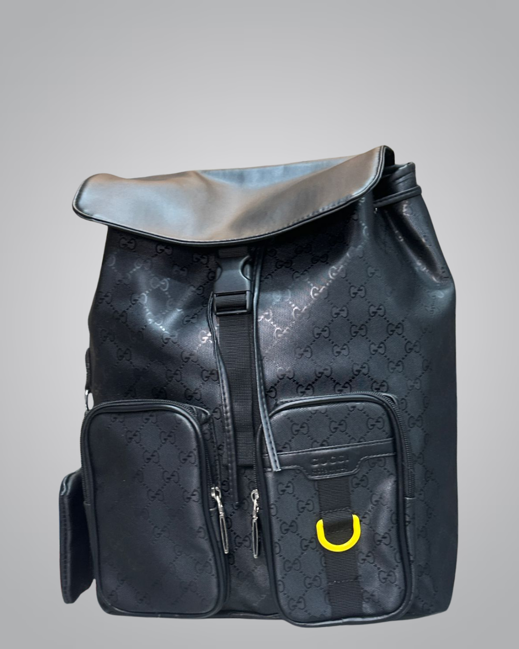 Gucci Inspired Black Backpack