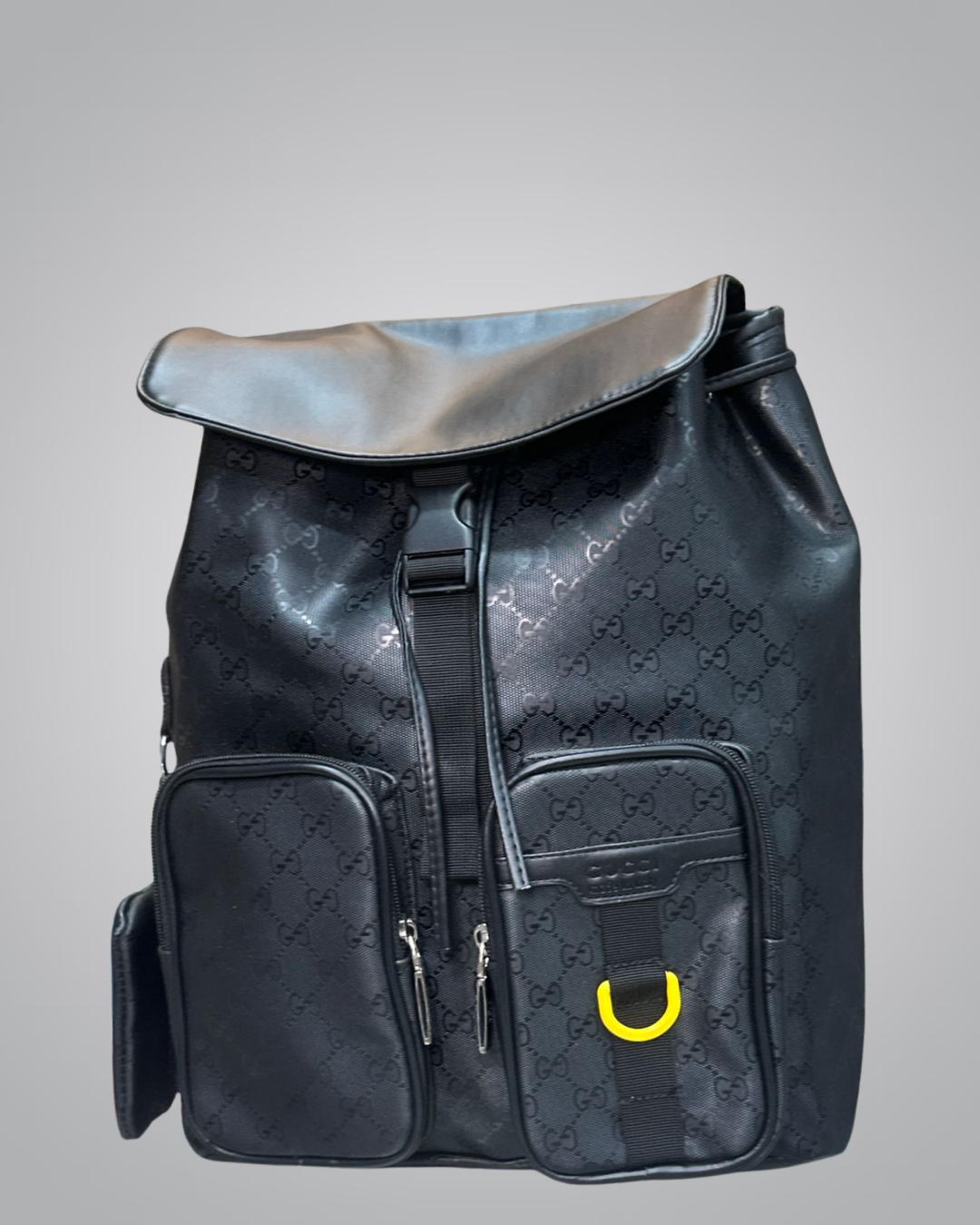 Gucci Inspired Black Backpack