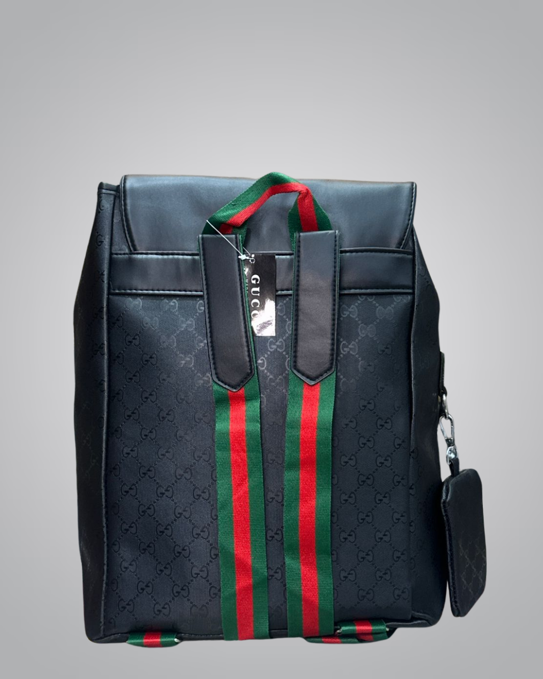 Gucci Inspired Black Backpack