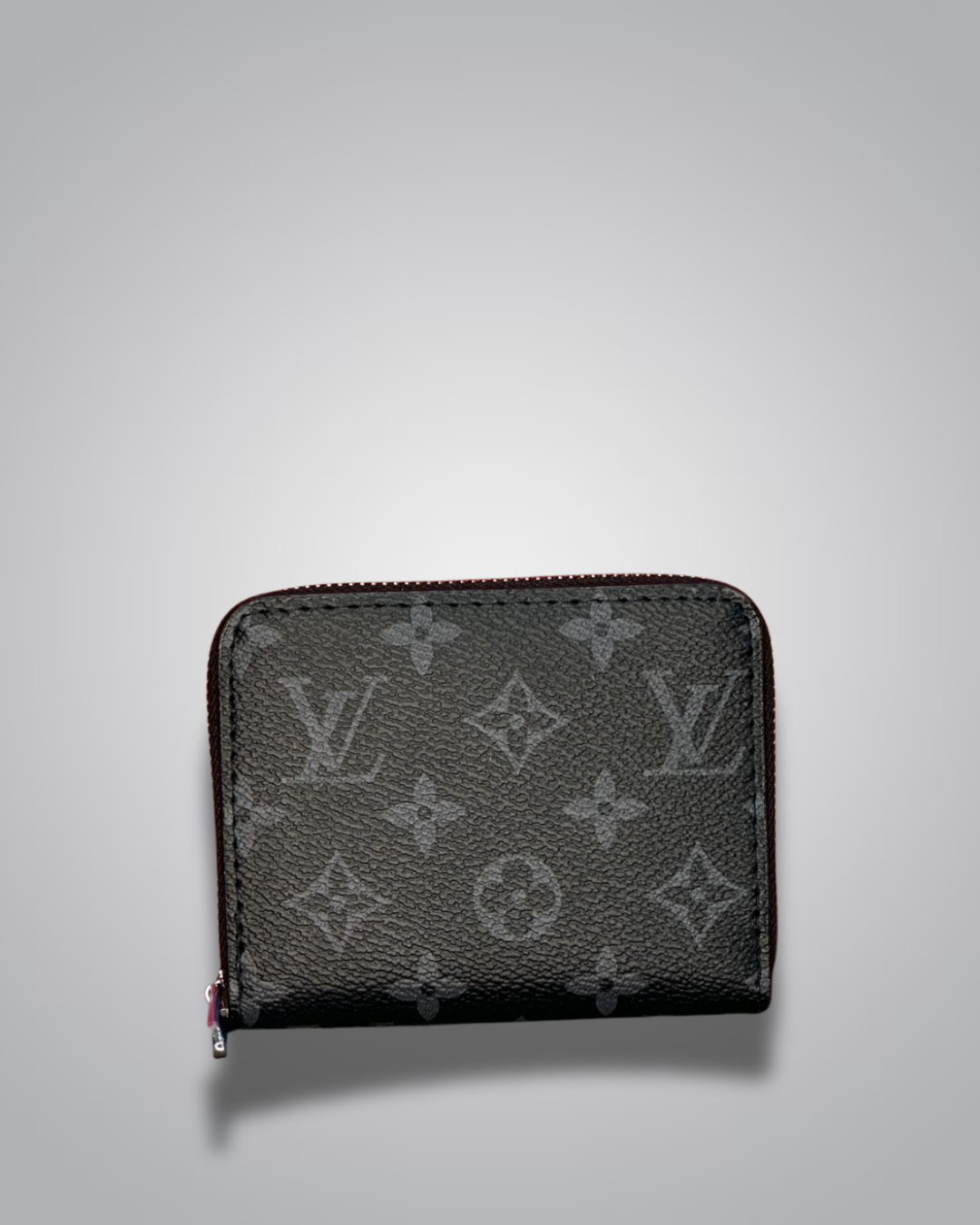 LV Monogram Zip Wallet – Noir Edition