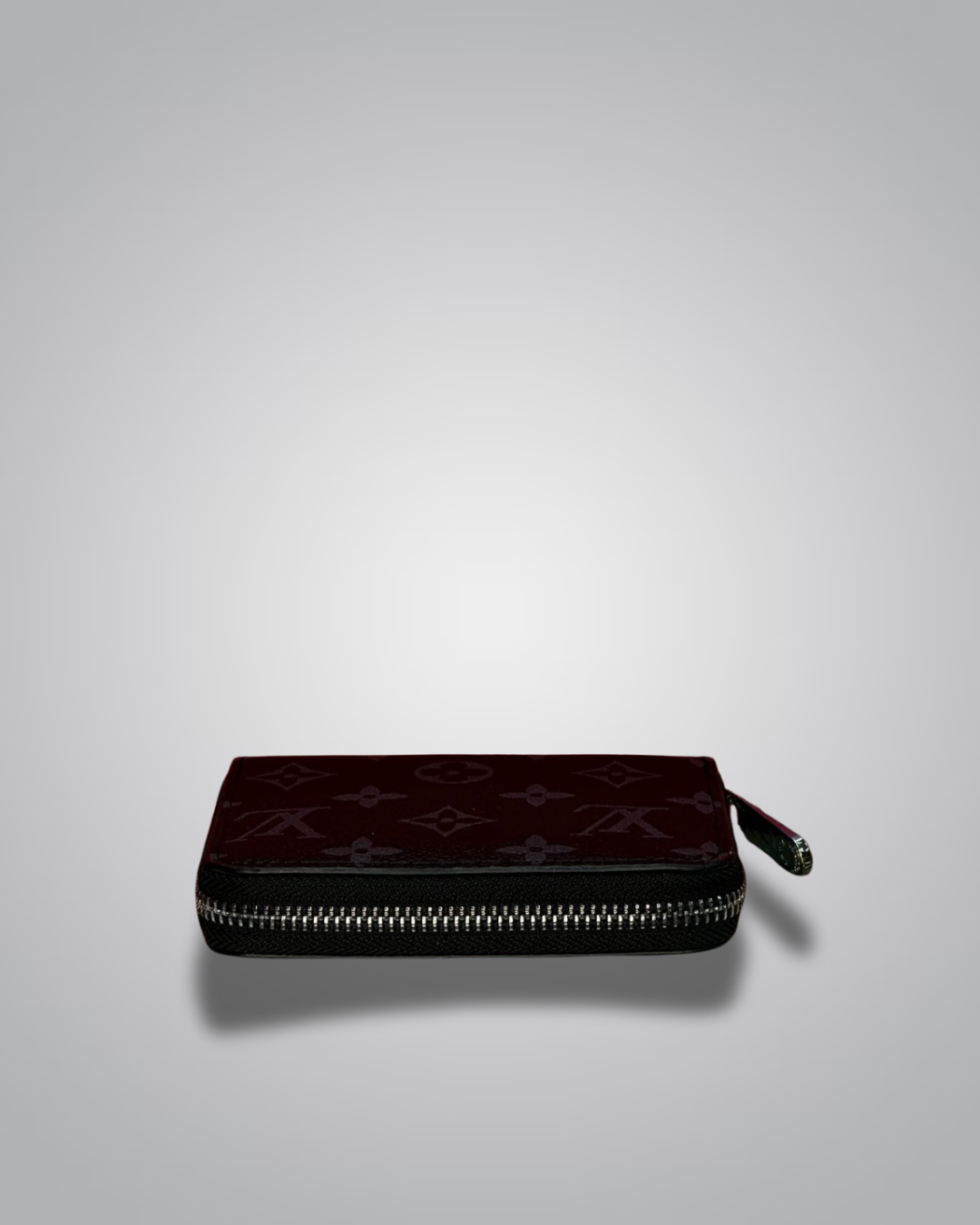 LV Monogram Zip Wallet – Noir Edition
