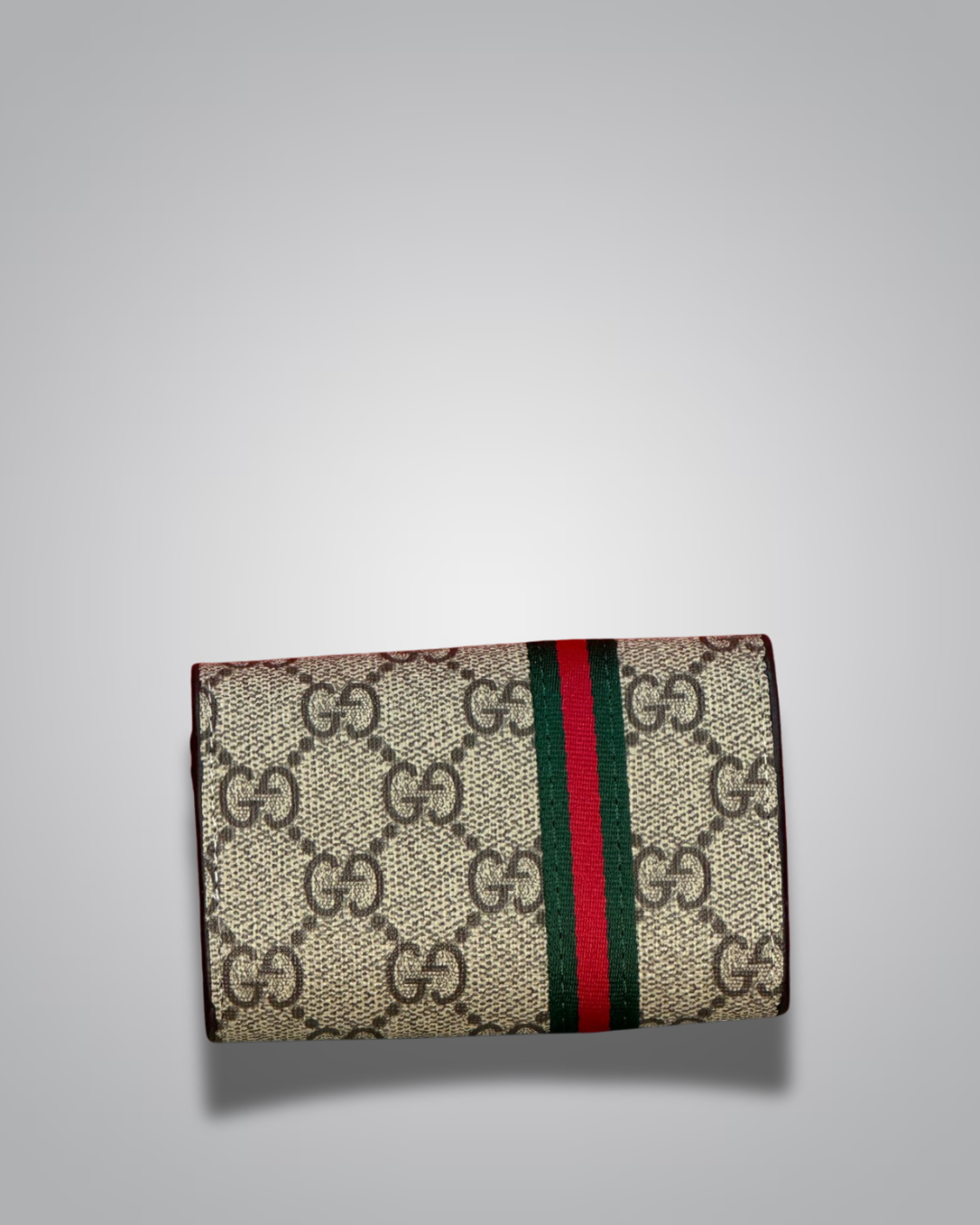 Gucci-Inspired Monogram Mini Accordion Wallet