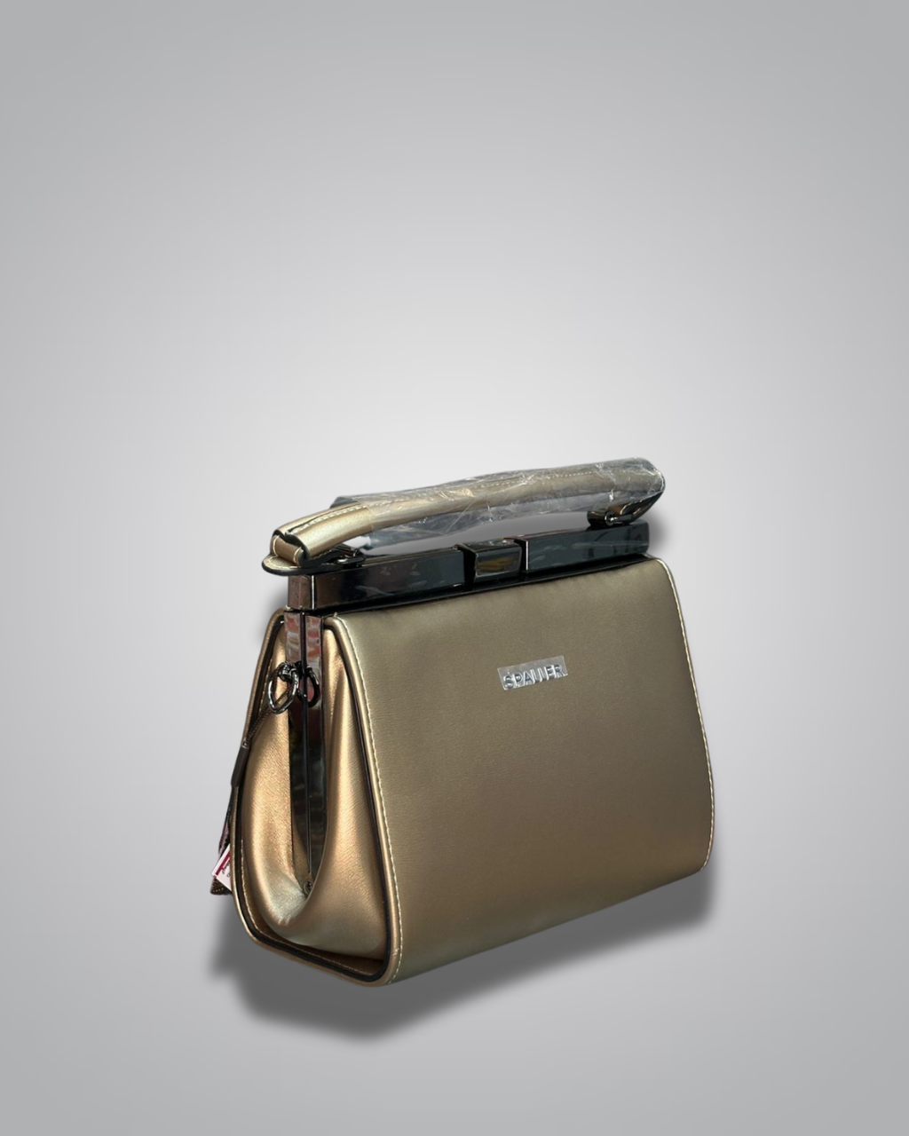 SPALLER Premium Box Clutch – Metallic Party Handbag (3 Colors)
