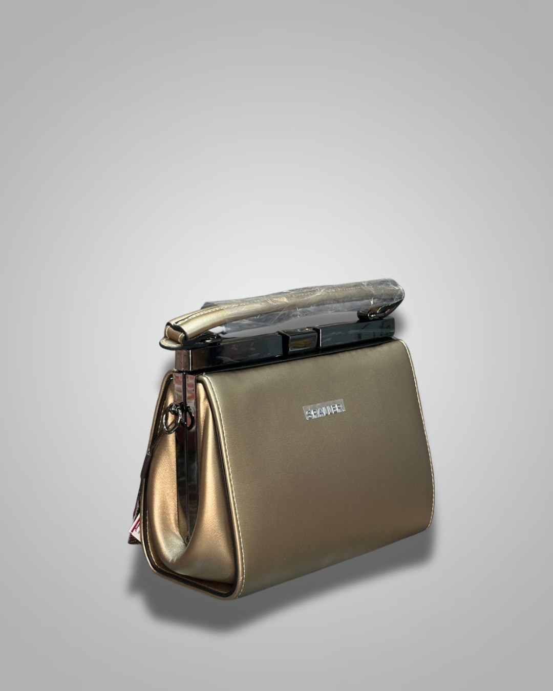 SPALLER Premium Box Clutch – Metallic Party Handbag (3 Colors)