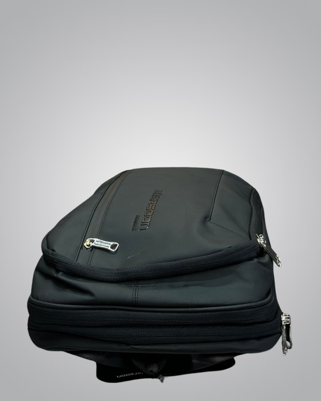 WiERSON Newest Black Stylish Laptop Backpack