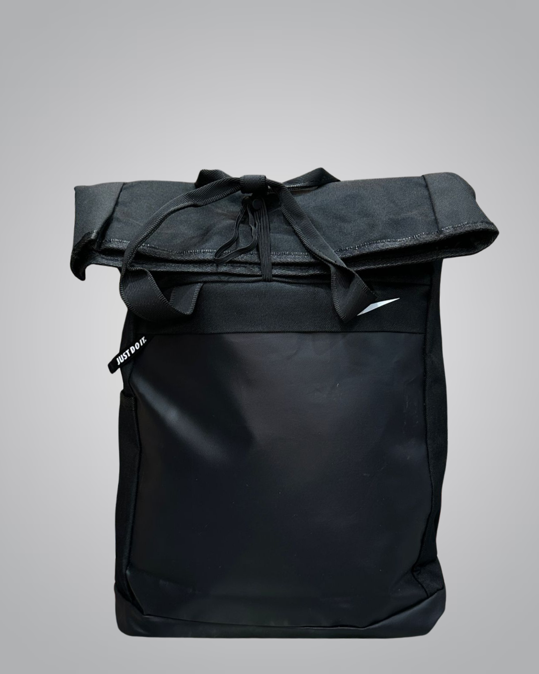 Nike Black Roll-Top Backpack – Stylish & Durable Everyday Bag
