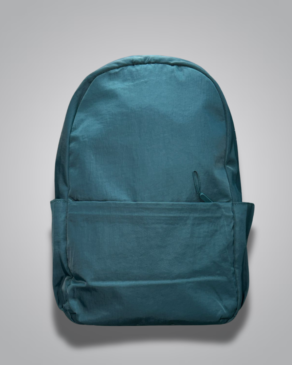 Teal backpack on a light gray background- valentini impex