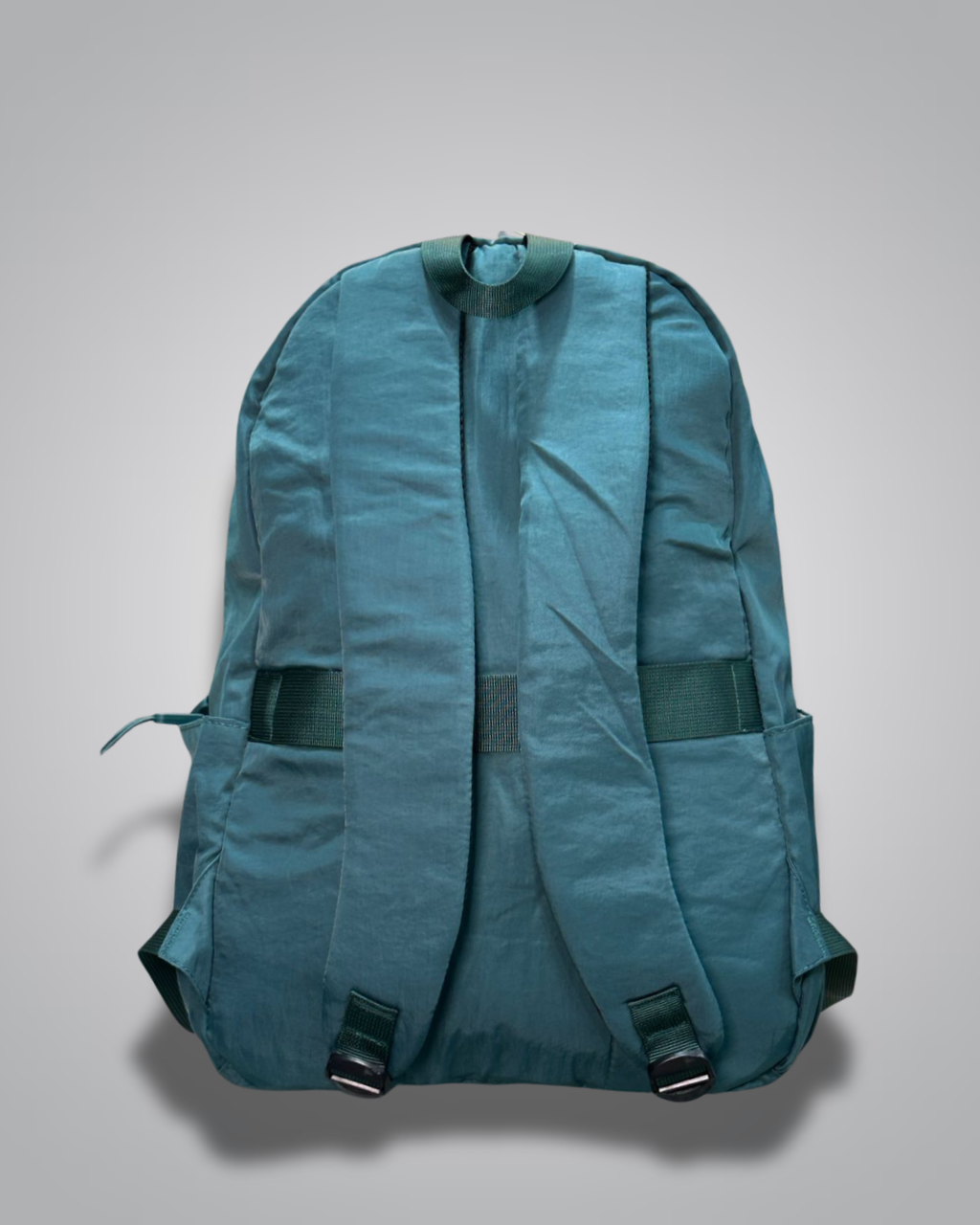 Blue backpack on a gray background- valentini impex