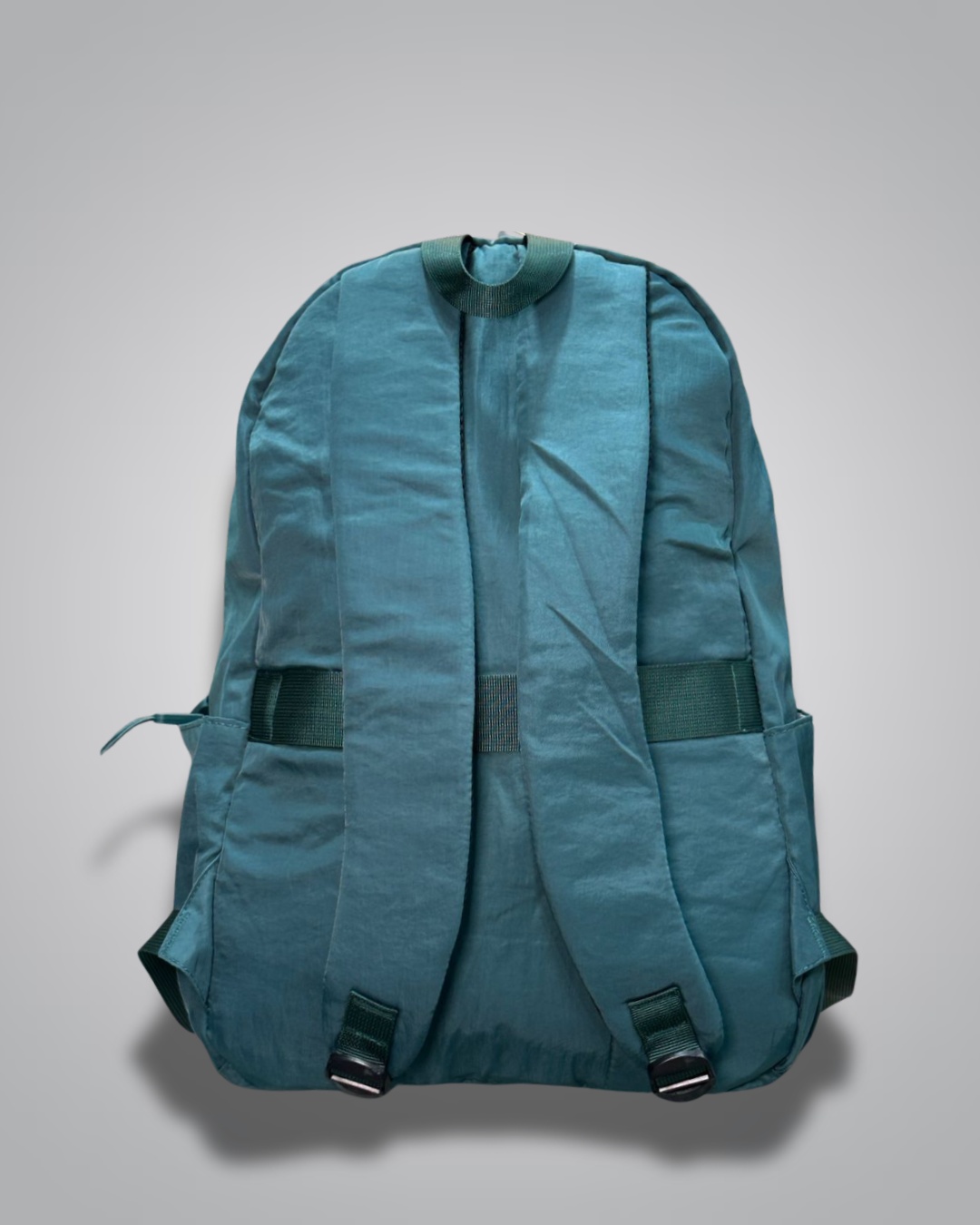 Blue backpack on a gray background- valentini impex