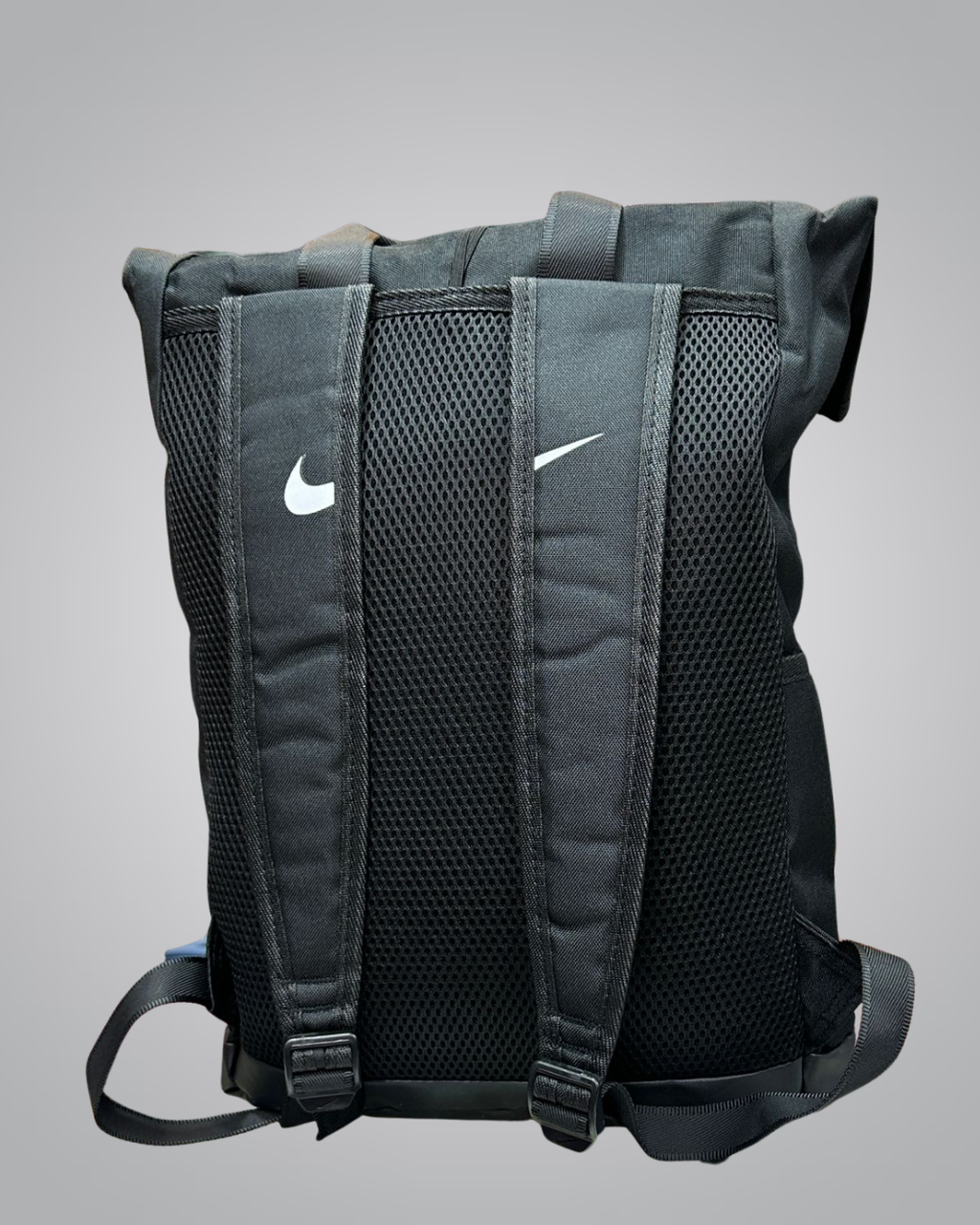 Nike Black Roll-Top Backpack – Stylish & Durable Everyday Bag