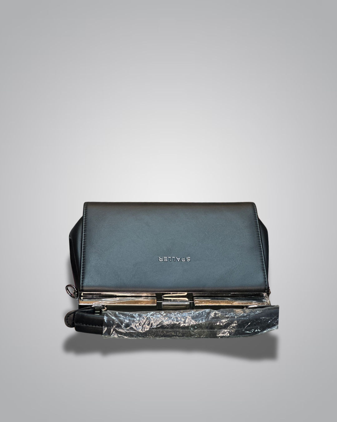 SPALLER Premium Box Clutch – Metallic Party Handbag (3 Colors)