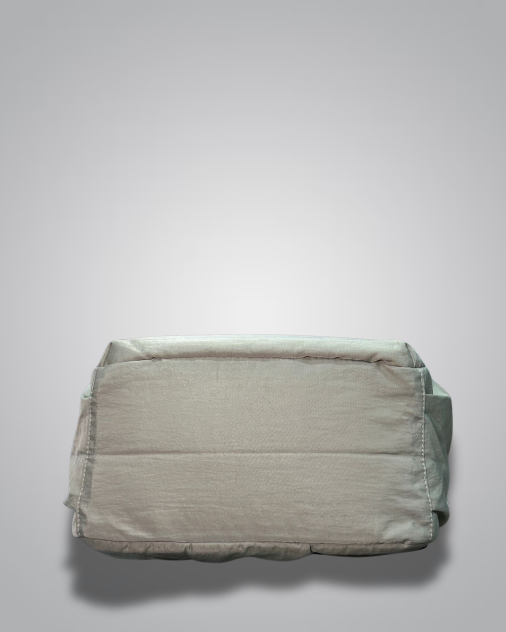 Folded light gray diaper on a white background- valentini impex