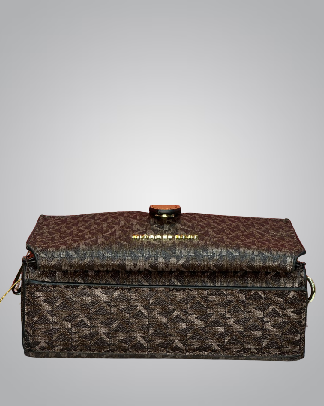 Michael Kors Signature Monogram Chain Strap Shoulder Bag