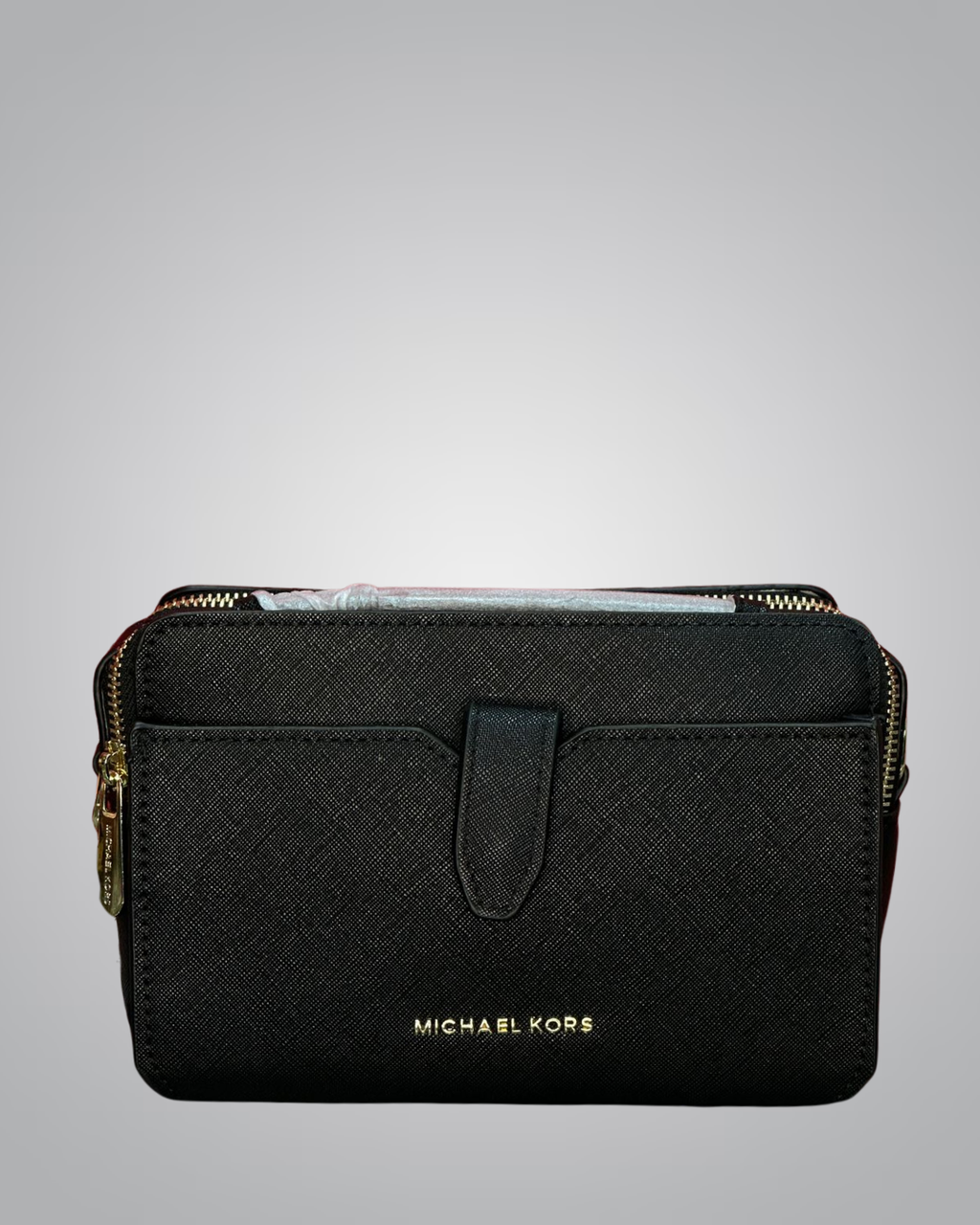 Michael Kors Signature Monogram Chain Strap Shoulder Bag