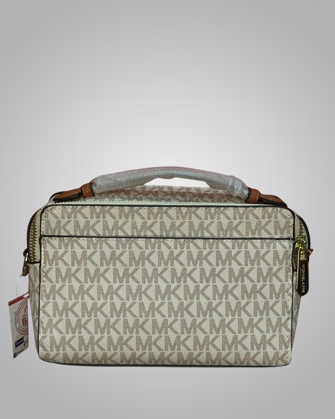 Michael Kors Signature Monogram Chain Strap Shoulder Bag