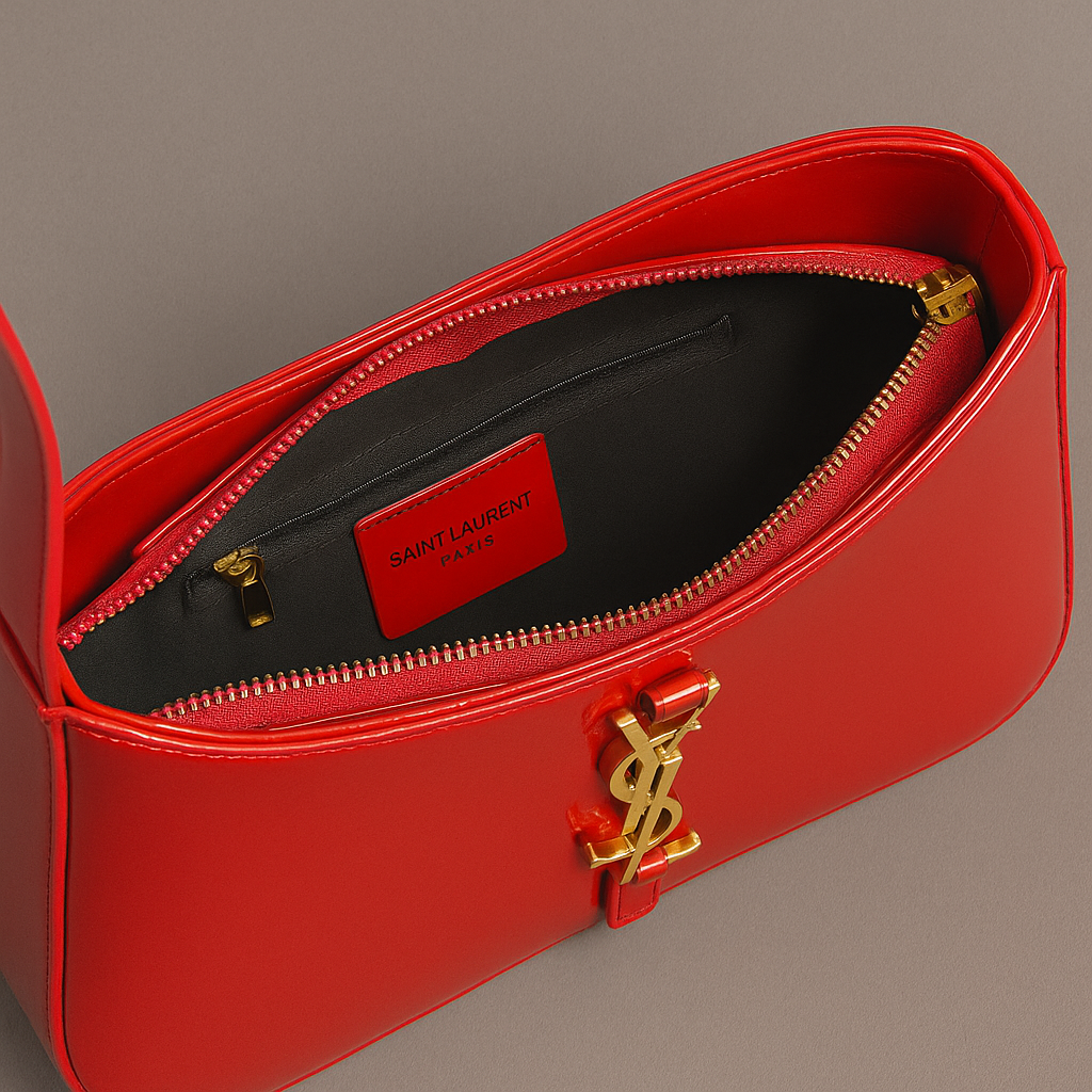 YSL Kate Glossy Shoulder Bag – Luxe Edition