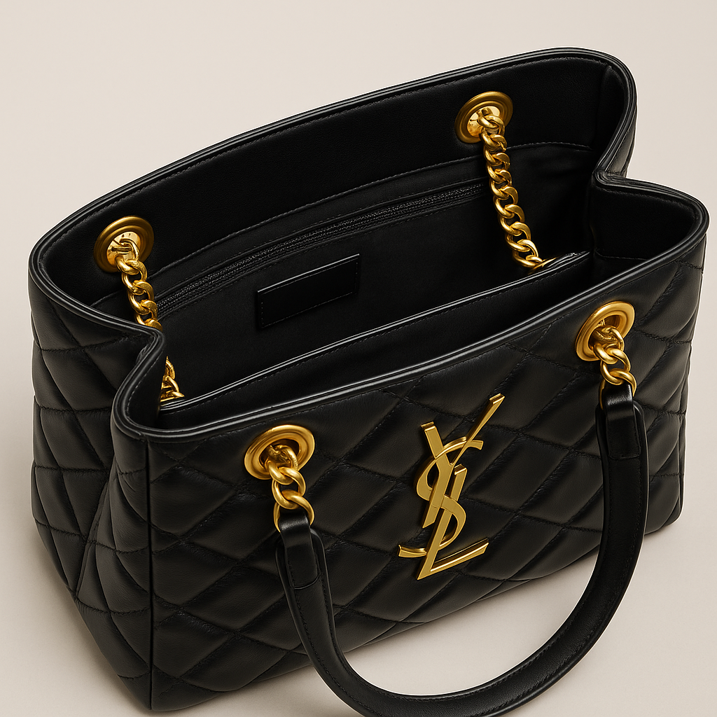 Interior shot showing zip pocket and spacious compartment